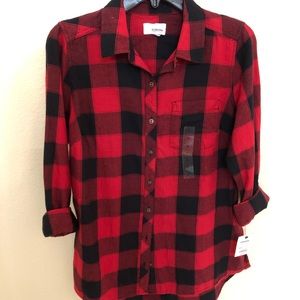 Buffalo plaid button down